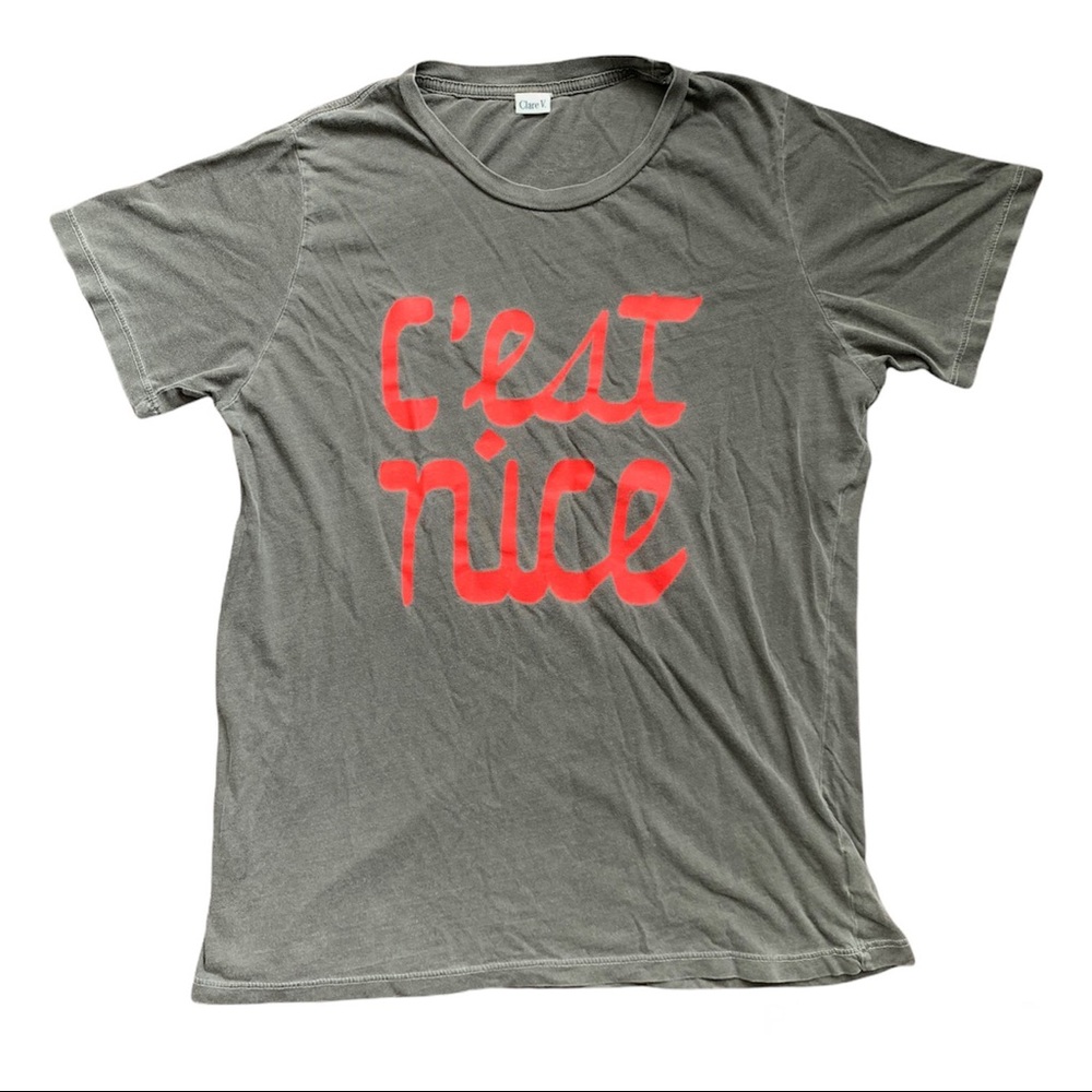 Clare V. ‘C’est Nice’ t-shirt